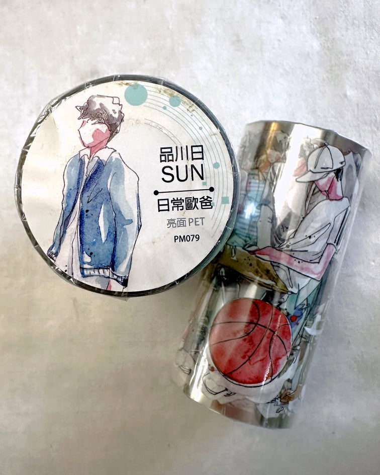 品川日-SUN - Days of Youth extra-wide 10 cm PET tape (180 cm loop) SAMPLES