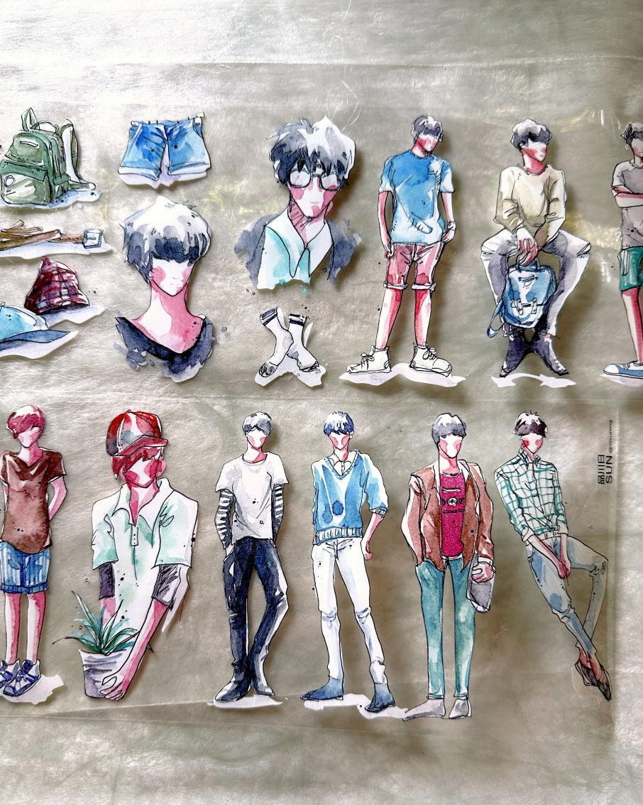 品川日-SUN - Days of Youth extra-wide 10 cm PET tape (180 cm loop) SAMPLES