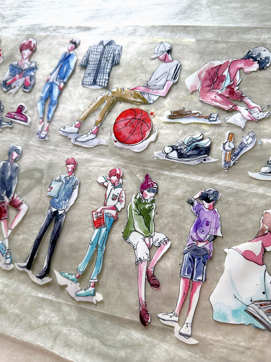 品川日-SUN - Days of Youth extra-wide 10 cm PET tape (180 cm loop) SAMPLES