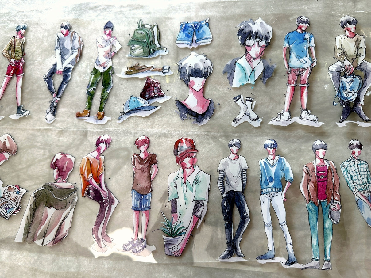 品川日-SUN - Days of Youth extra-wide 10 cm PET tape (180 cm loop) SAMPLES