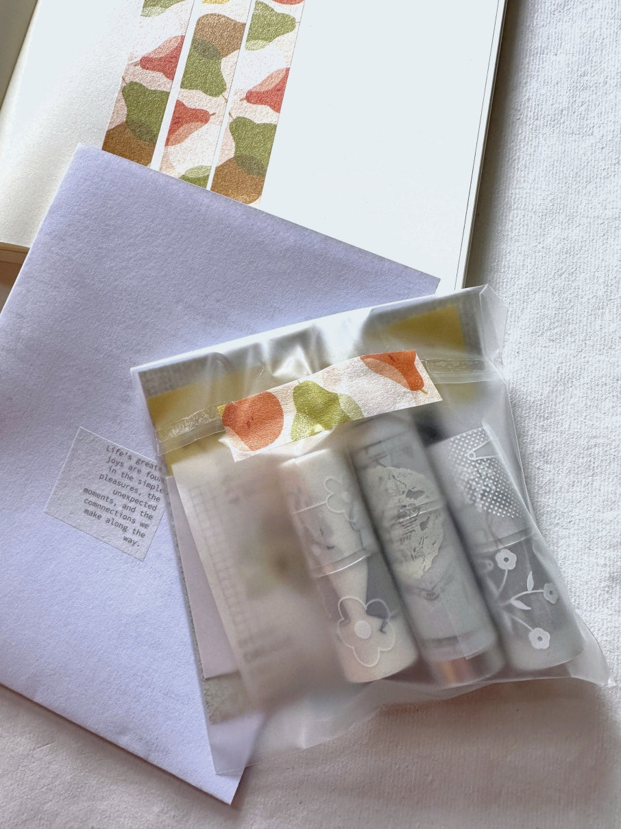 Common Modern x SAIEN - Pear Season washi tape (Whole Roll)