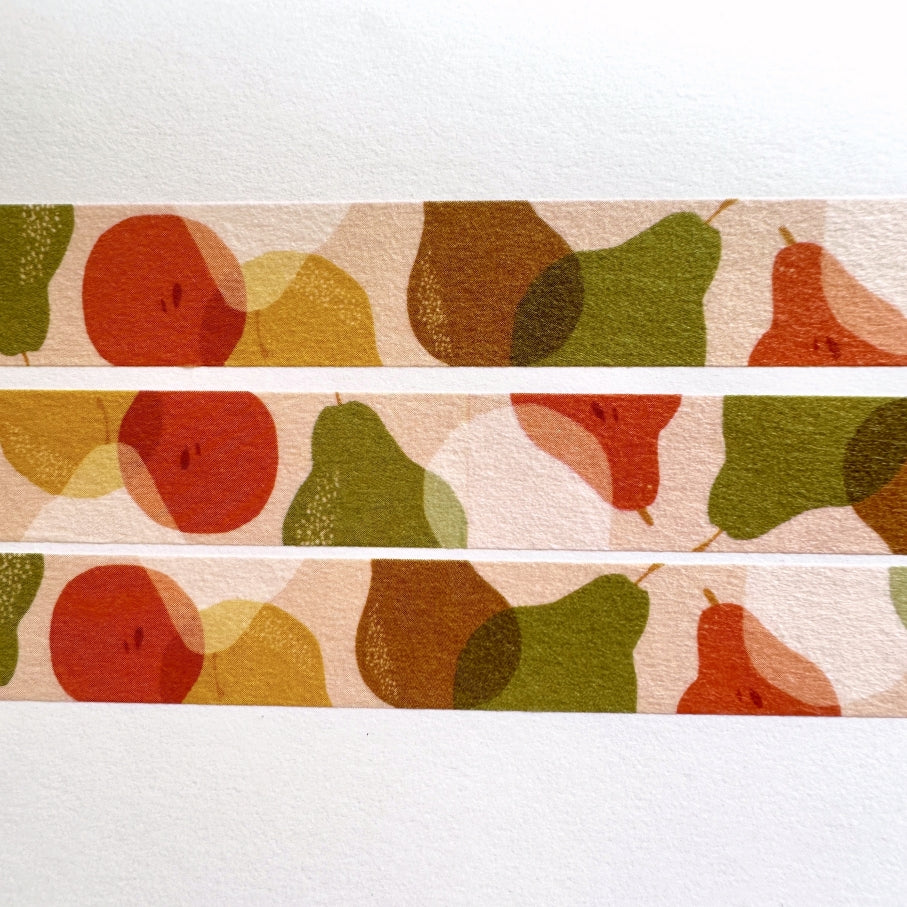 Common Modern x SAIEN - Pear Season washi tape (Whole Roll)