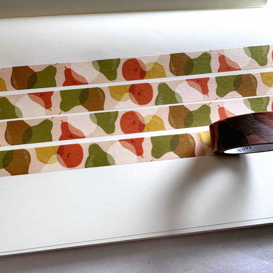 Common Modern x SAIEN - Pear Season washi tape (Whole Roll)