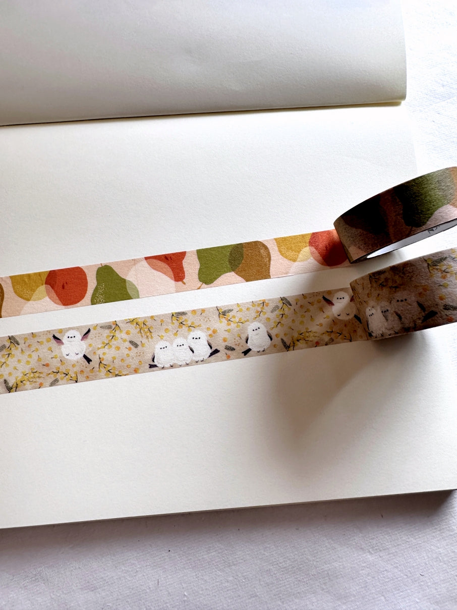 Common Modern x SAIEN - Pear Season washi tape (Whole Roll)