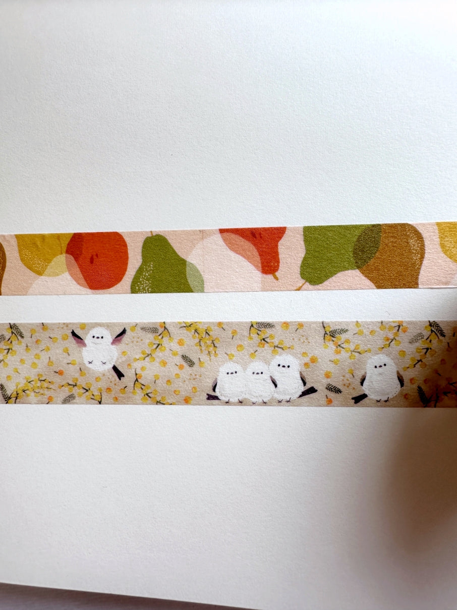 Common Modern x SAIEN - Pear Season washi tape (Whole Roll)