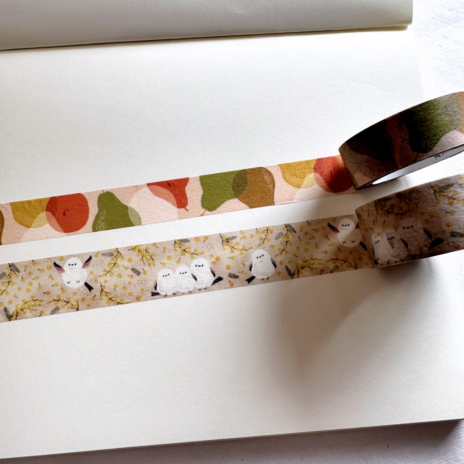 Common Modern x SAIEN - Pear Season washi tape (Whole Roll)