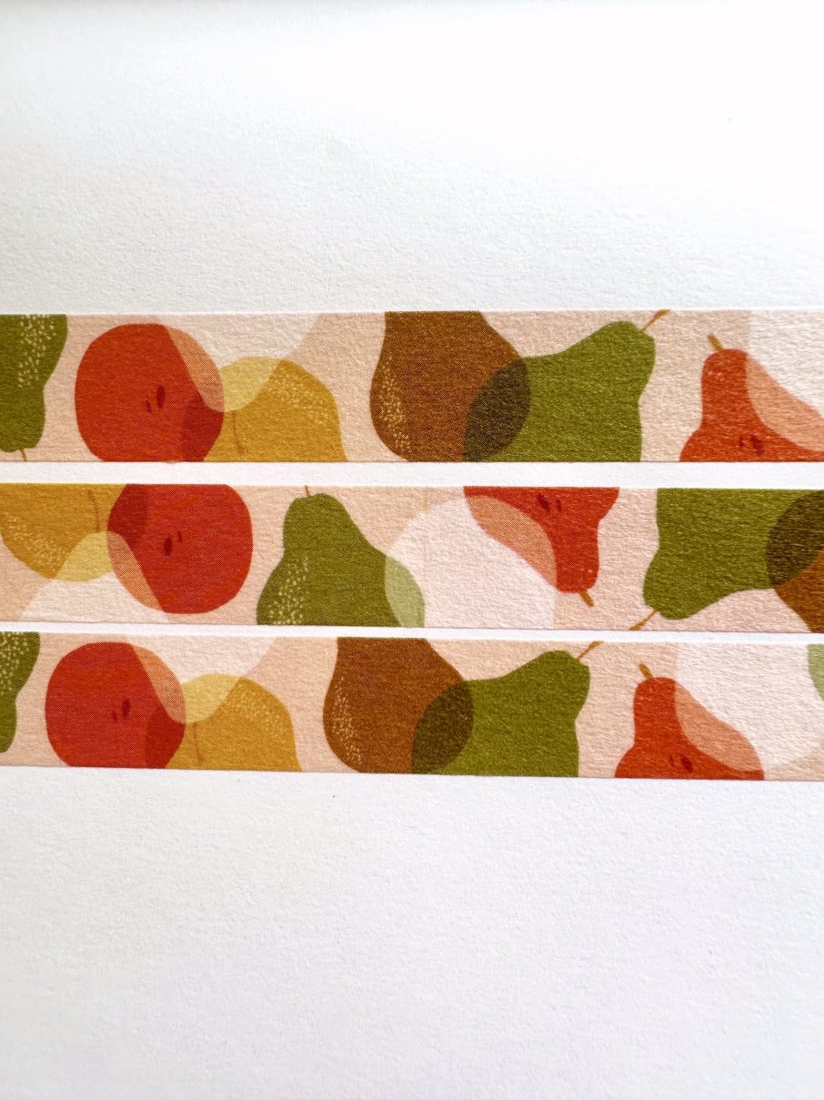 Common Modern x SAIEN - Pear Season washi tape (Whole Roll)