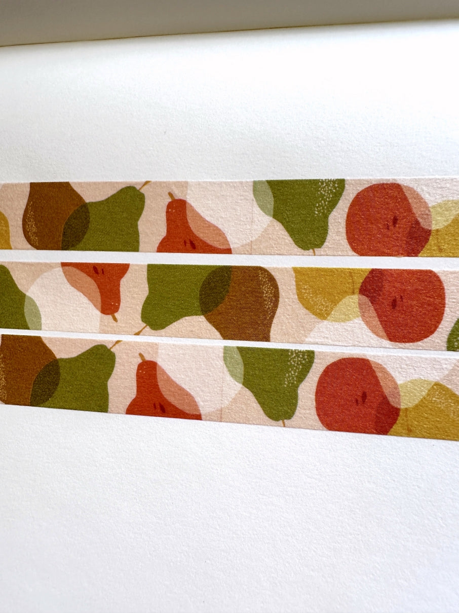 Common Modern x SAIEN - Pear Season washi tape (Whole Roll)