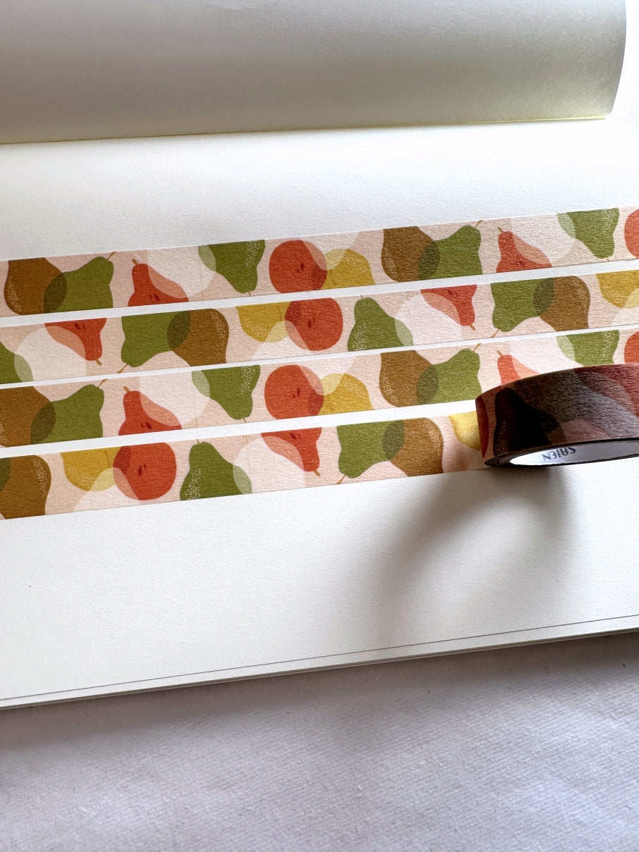 Common Modern x SAIEN - Pear Season washi tape (Whole Roll)