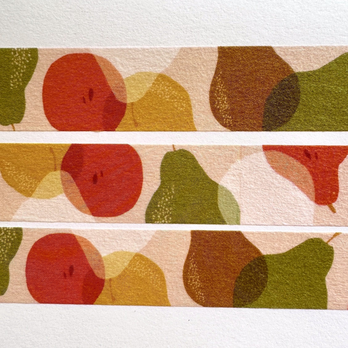 Common Modern x SAIEN - Pear Season washi tape (Whole Roll)