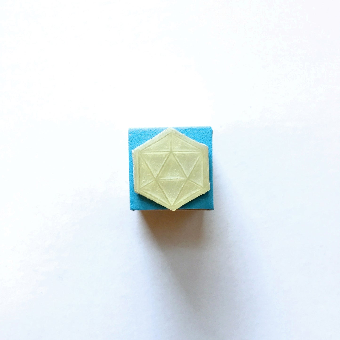 Samadhi Art Shop - Icosahedron rubber stamp