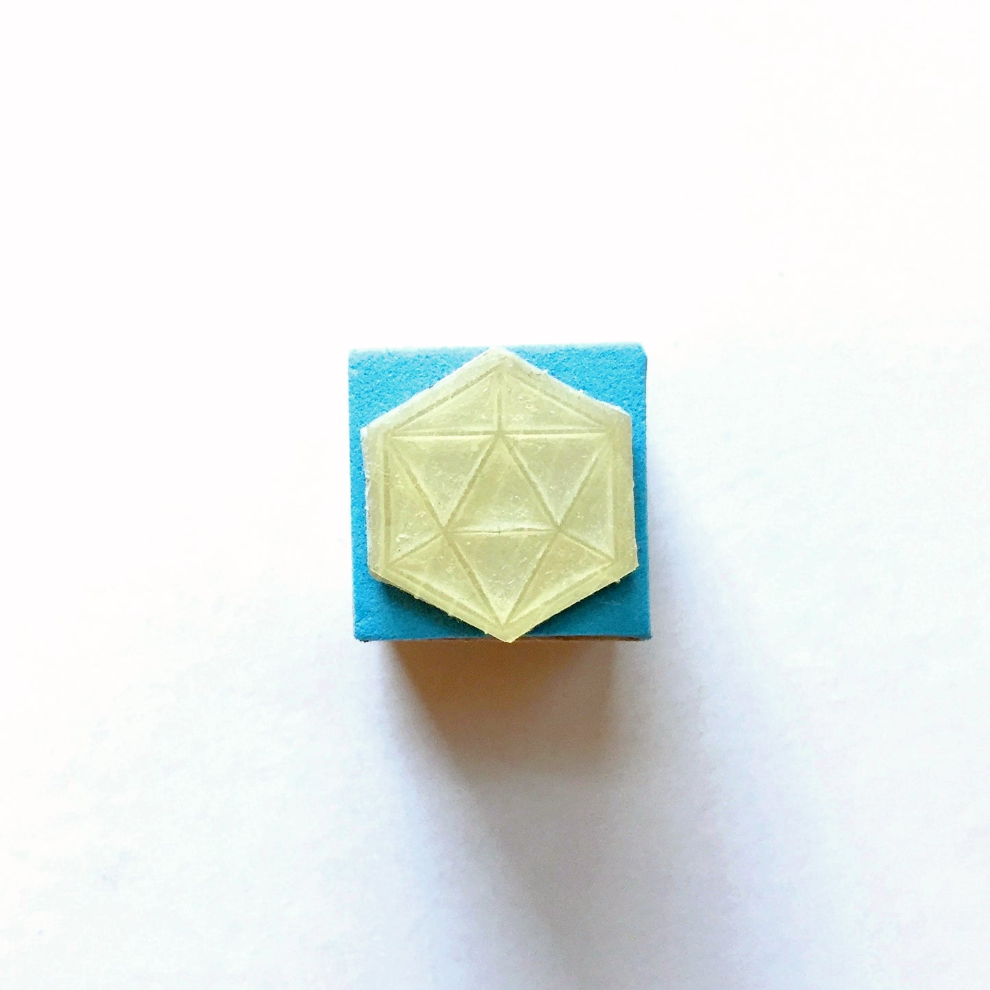 Samadhi Art Shop - Icosahedron rubber stamp