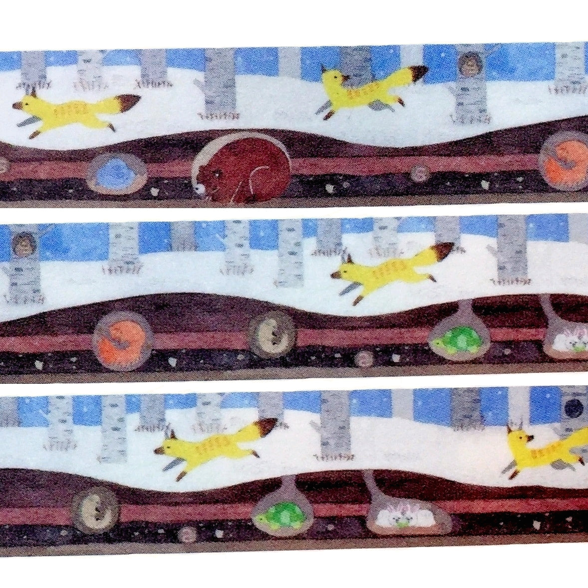 Koyomi Seikatsu - Japanese animal washi tapes SAMPLES