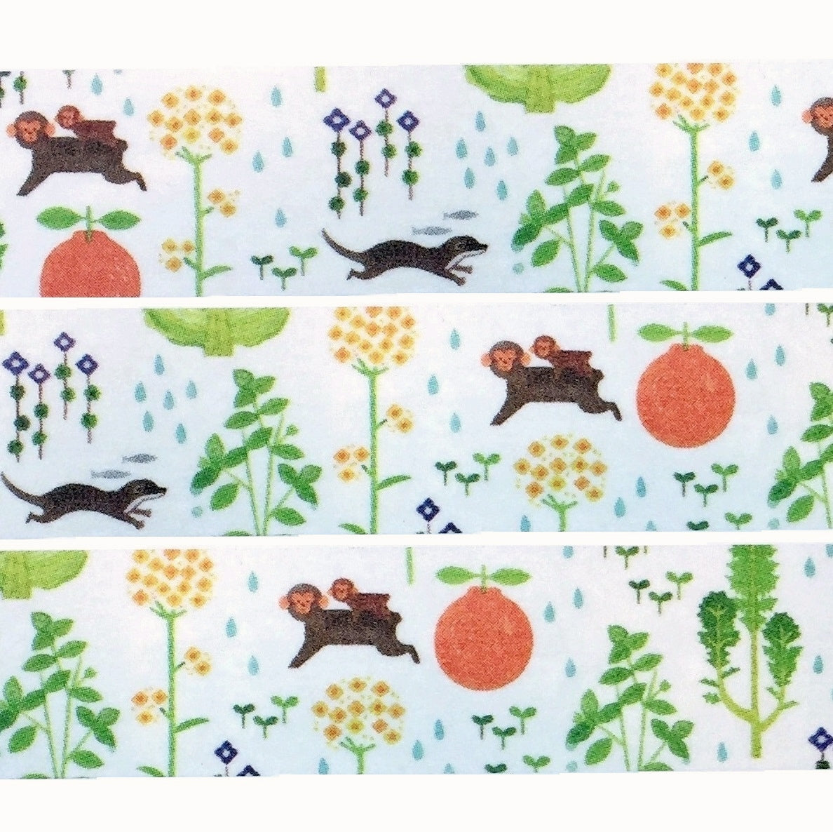 Koyomi Seikatsu - Japanese animal washi tapes SAMPLES