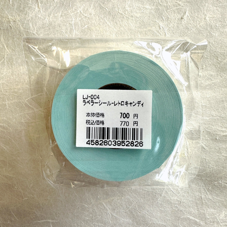 Seitousha - Retro Candy label sticker roll SAMPLES