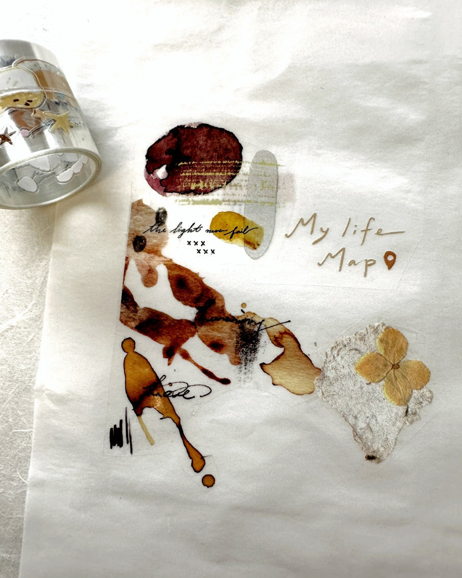 Shiwu Studio x Siyun - Love Cocoa wide PET tape SAMPLES