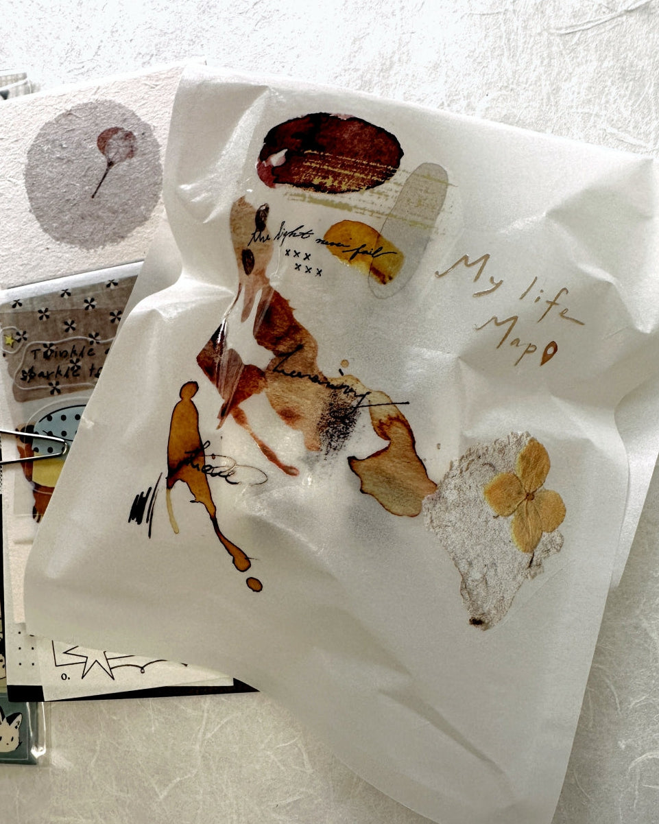 Shiwu Studio x Siyun - Love Cocoa wide PET tape SAMPLES