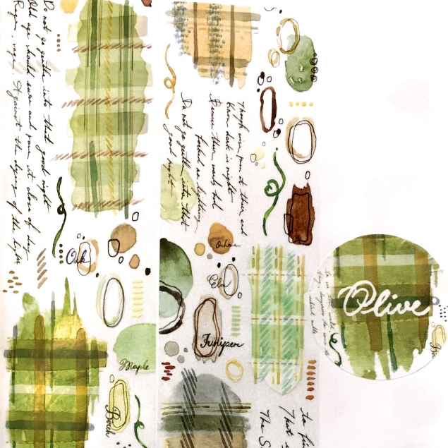 Shiwu Studio x Siyun - Olive PET tape SAMPLES