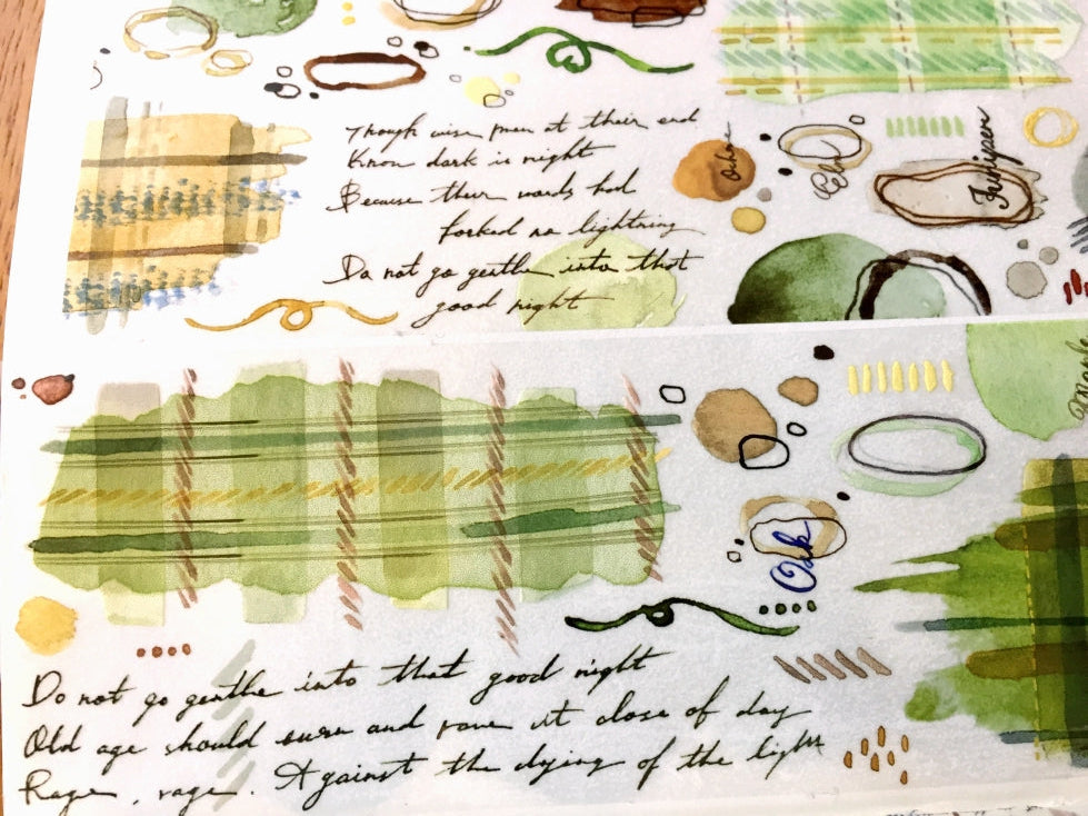 Shiwu Studio x Siyun - Olive PET tape SAMPLES