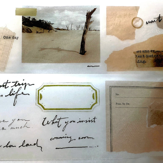 Shiwu Studio - Collage 02 PET tape SAMPLES