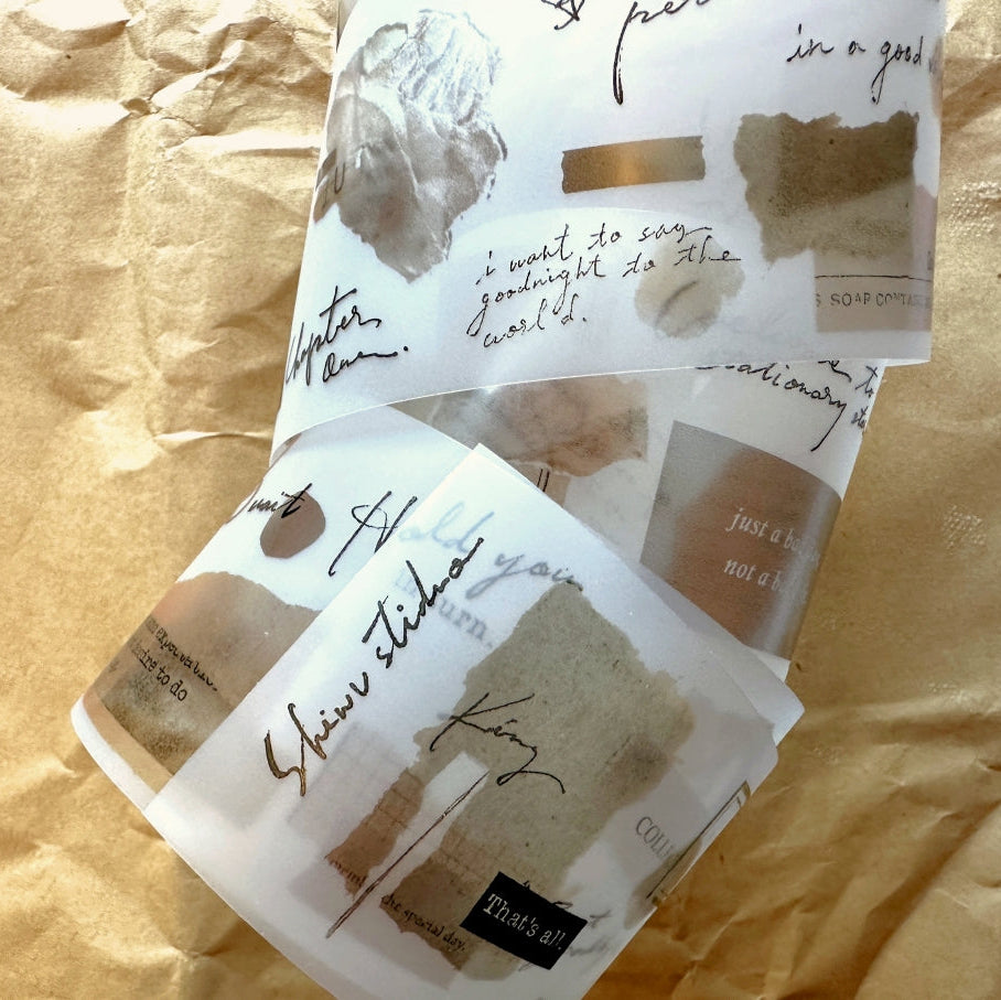 Shiwu Studio - Collage 02 PET tape SAMPLES