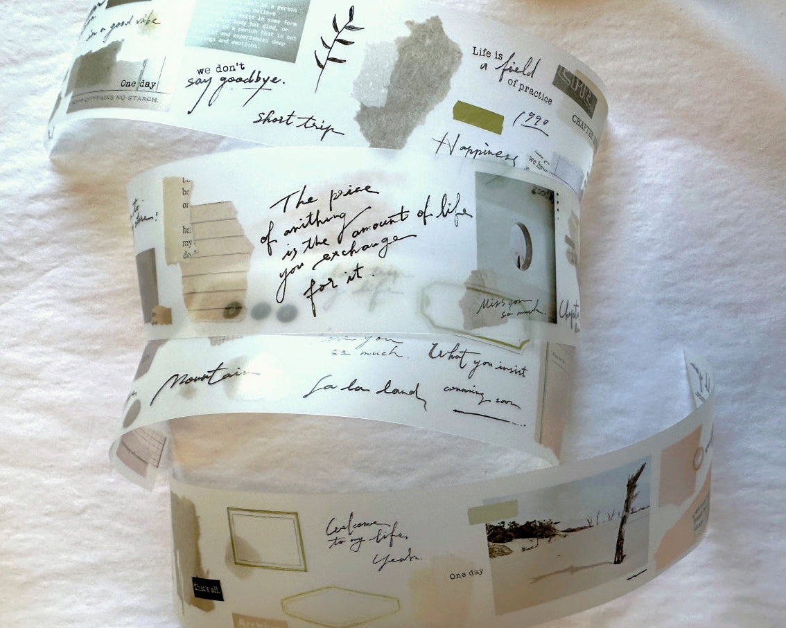 Shiwu Studio - Collage 02 PET tape SAMPLES