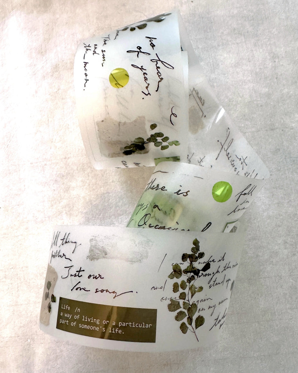 Shiwu Studio - Collage 06 PET tape SAMPLES