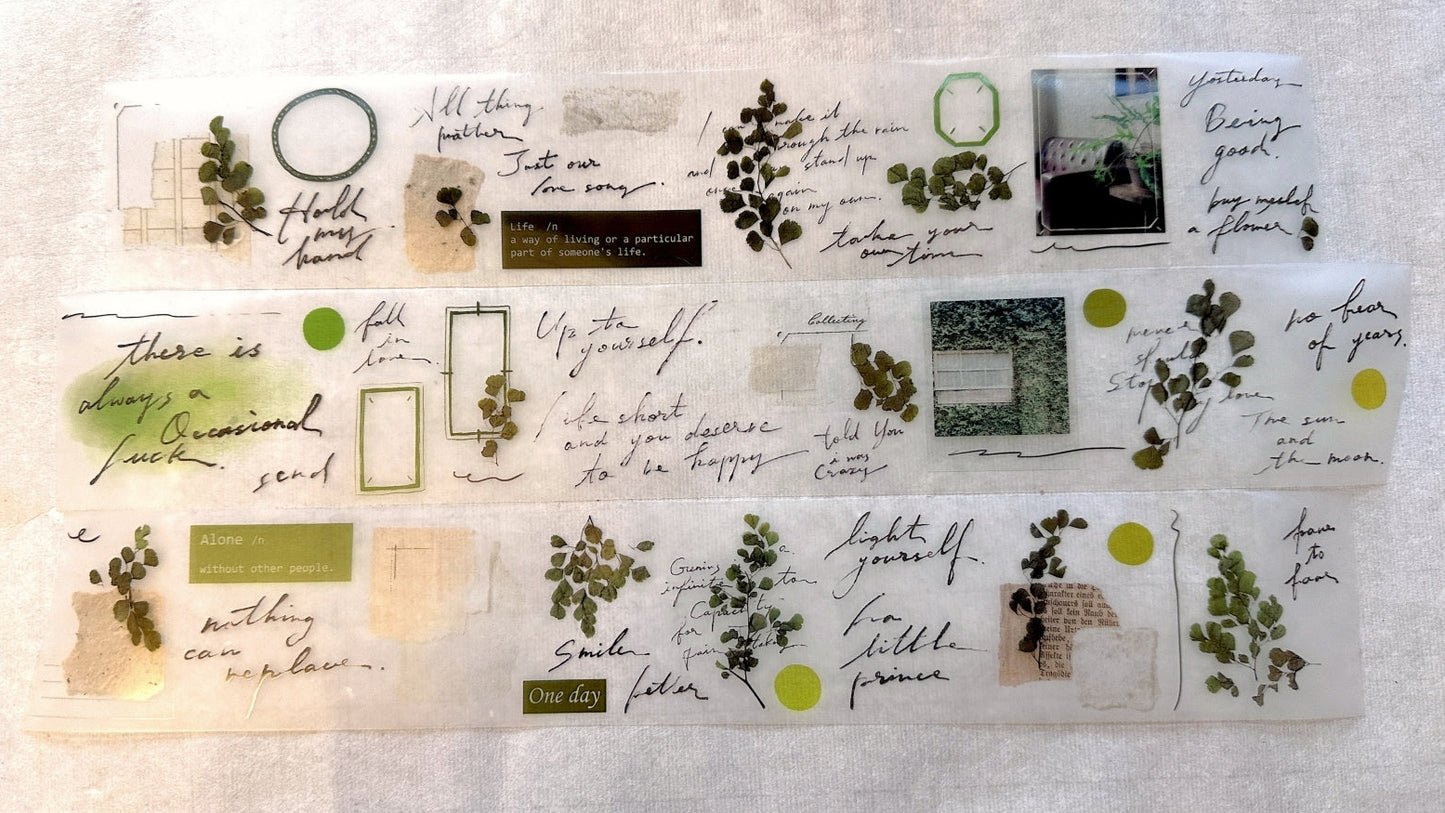 Shiwu Studio - Collage 06 PET tape SAMPLES