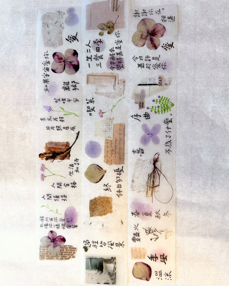 Shiwu Studio - Collage 07 PET tape SAMPLES