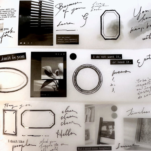Shiwu Studio - Collage 03 PET tape SAMPLES
