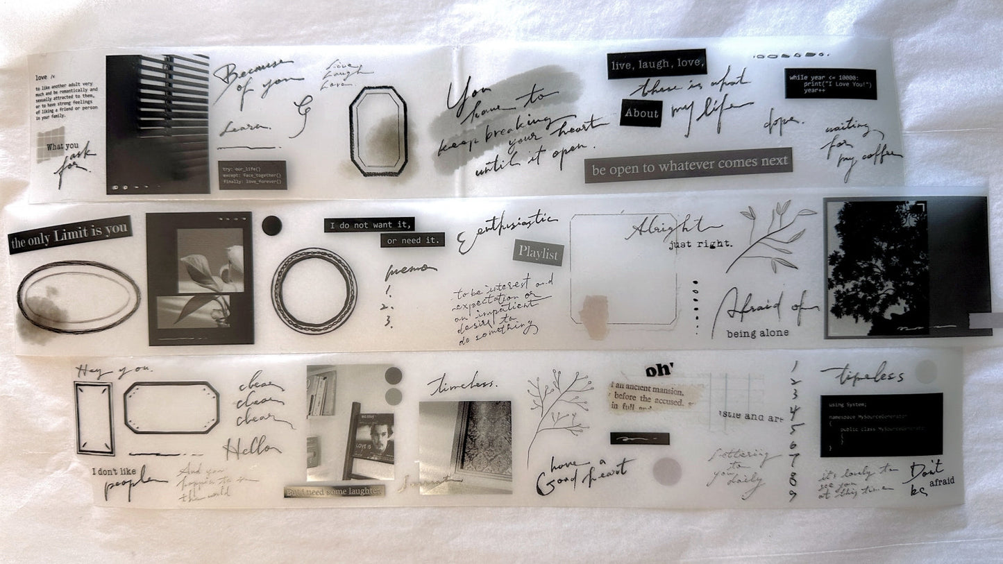 Shiwu Studio - Collage 03 PET tape SAMPLES