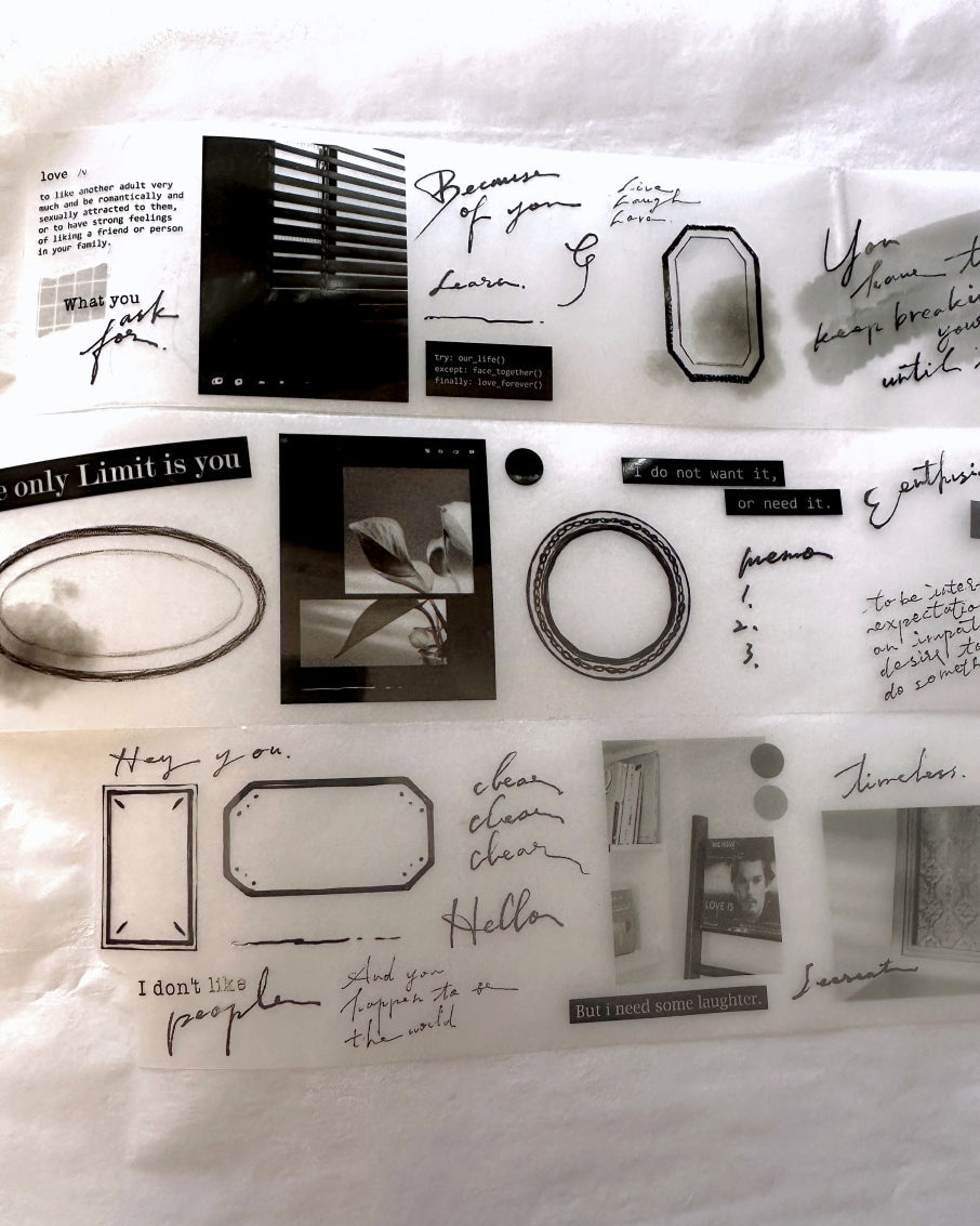 Shiwu Studio - Collage 03 PET tape SAMPLES