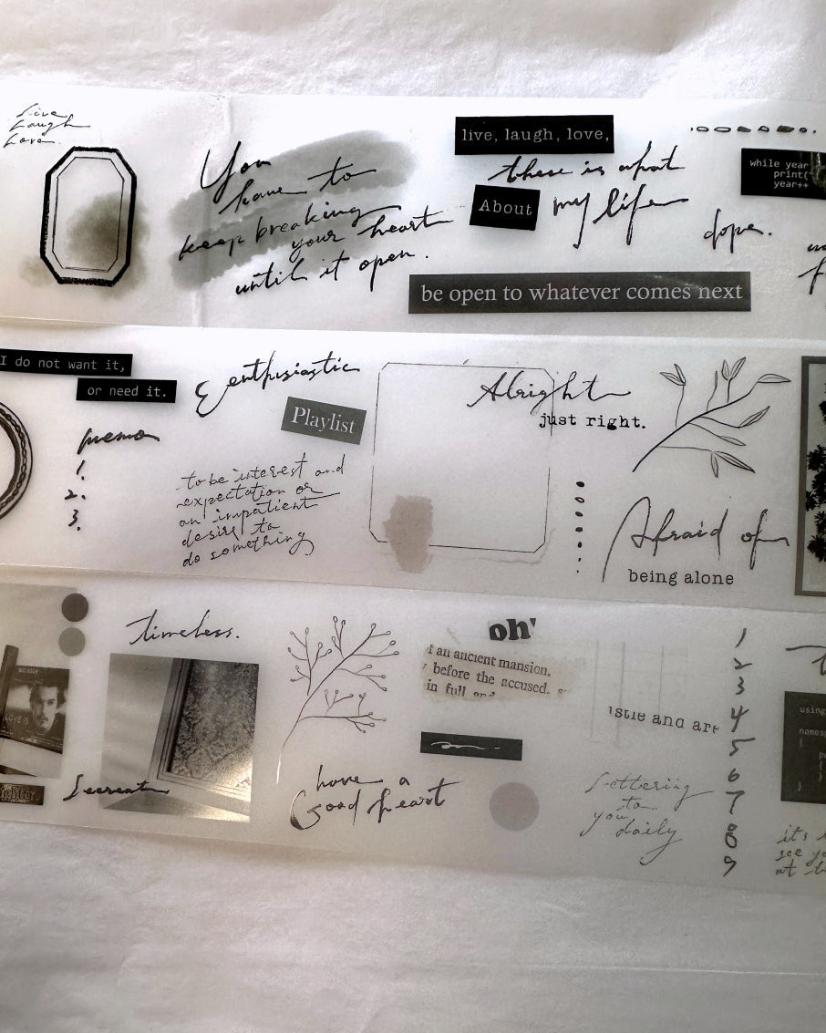 Shiwu Studio - Collage 03 PET tape SAMPLES