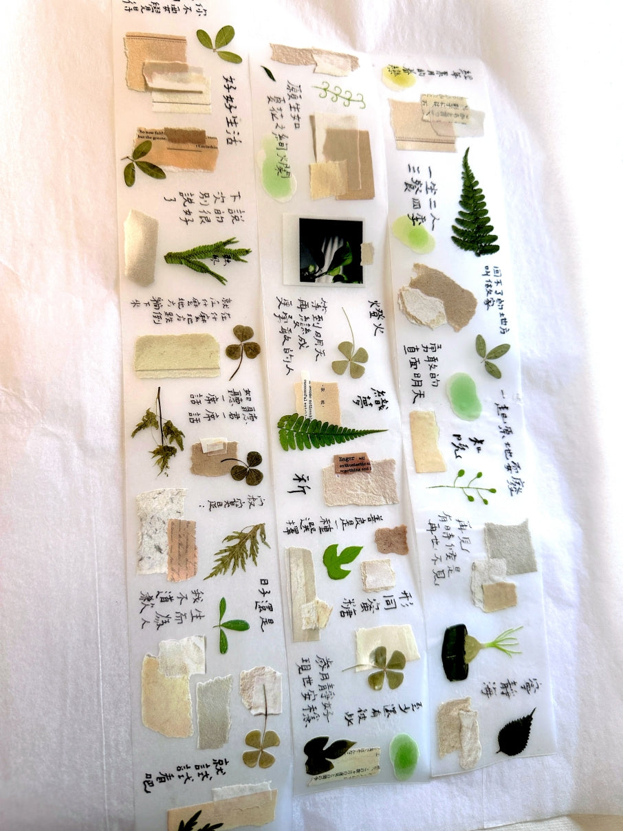 Shiwu Studio - Collage 08 PET tape SAMPLES