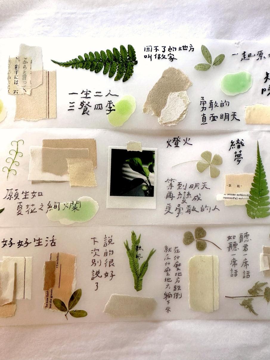 Shiwu Studio - Collage 08 PET tape SAMPLES