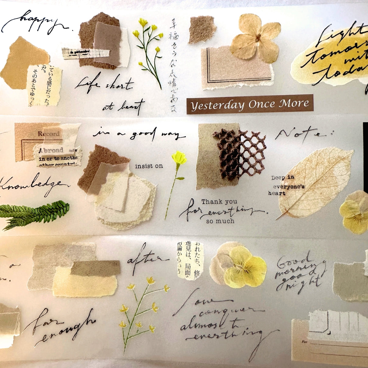 Shiwu Studio - Collage 09 PET tape SAMPLES