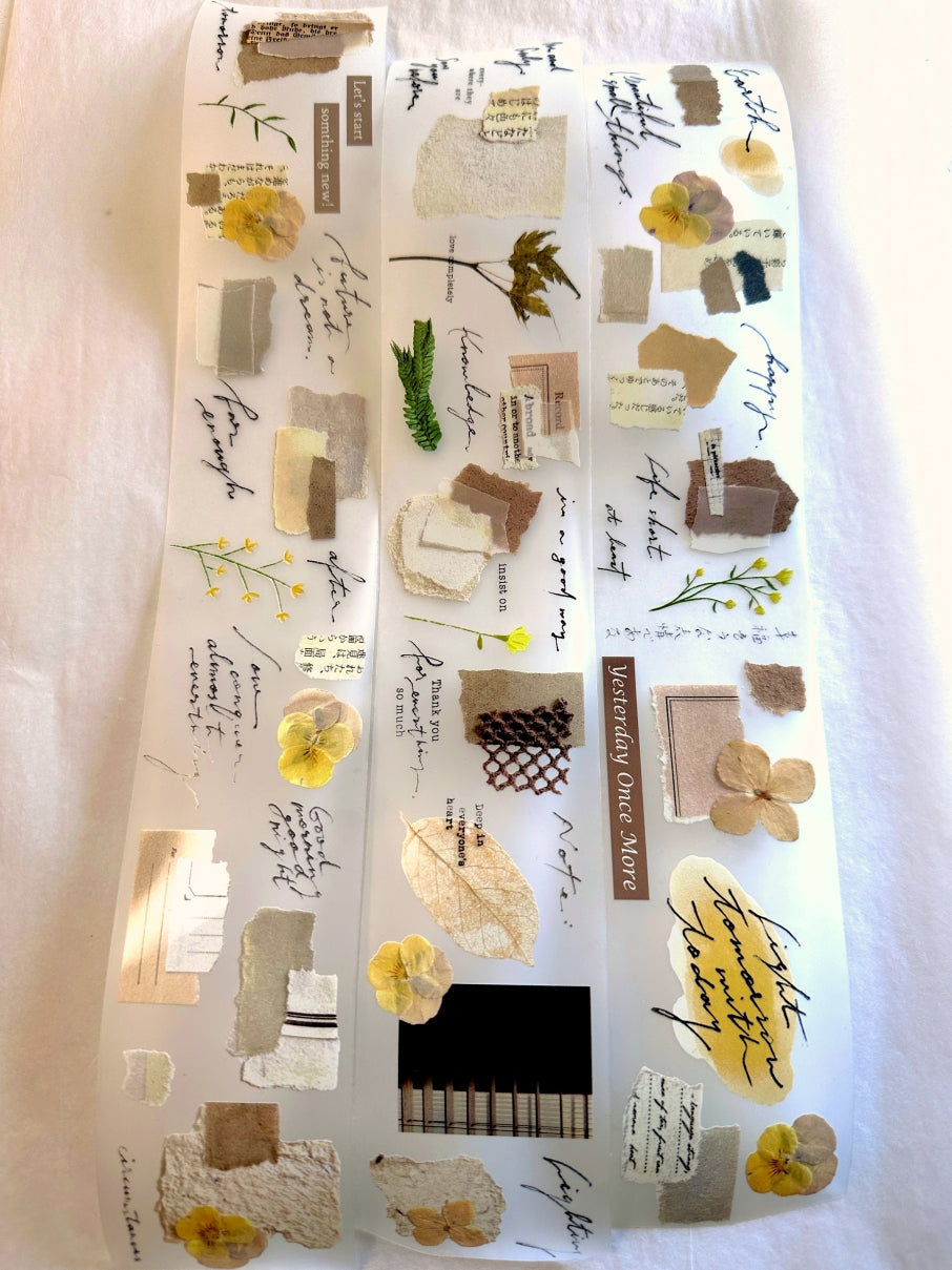 Shiwu Studio - Collage 09 PET tape SAMPLES