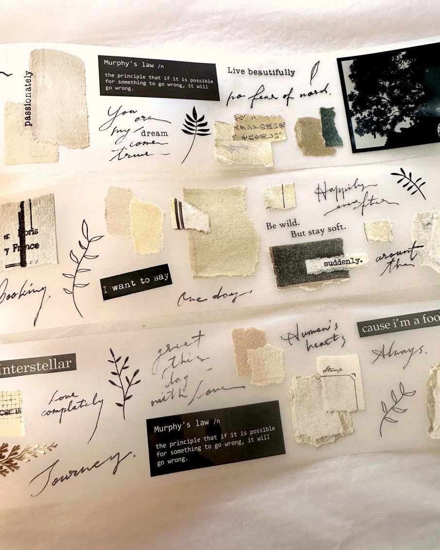 Shiwu Studio - Collage 10 PET tape SAMPLES