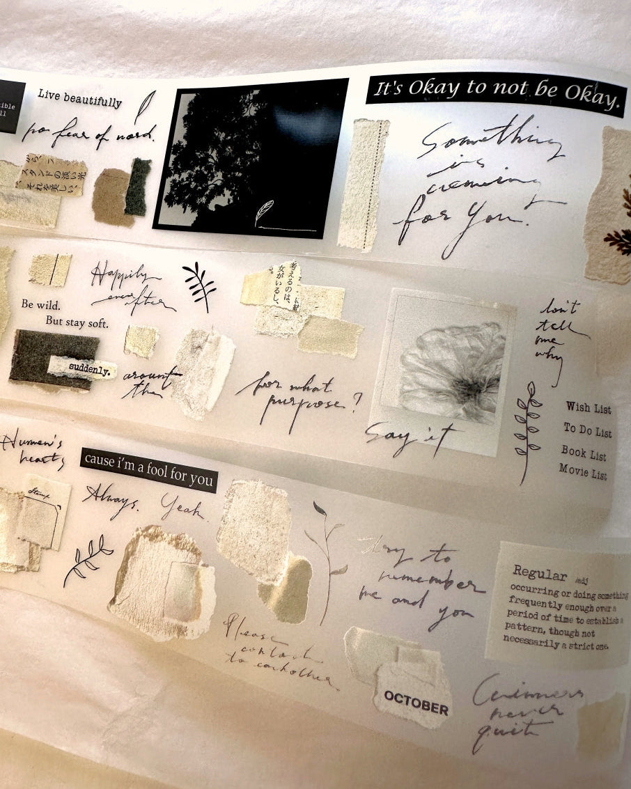 Shiwu Studio - Collage 10 PET tape SAMPLES