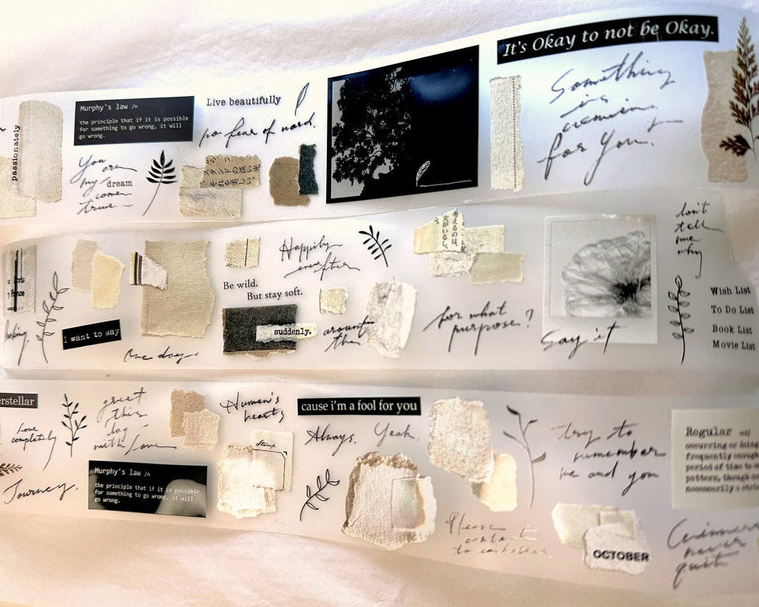 Shiwu Studio - Collage 10 PET tape SAMPLES