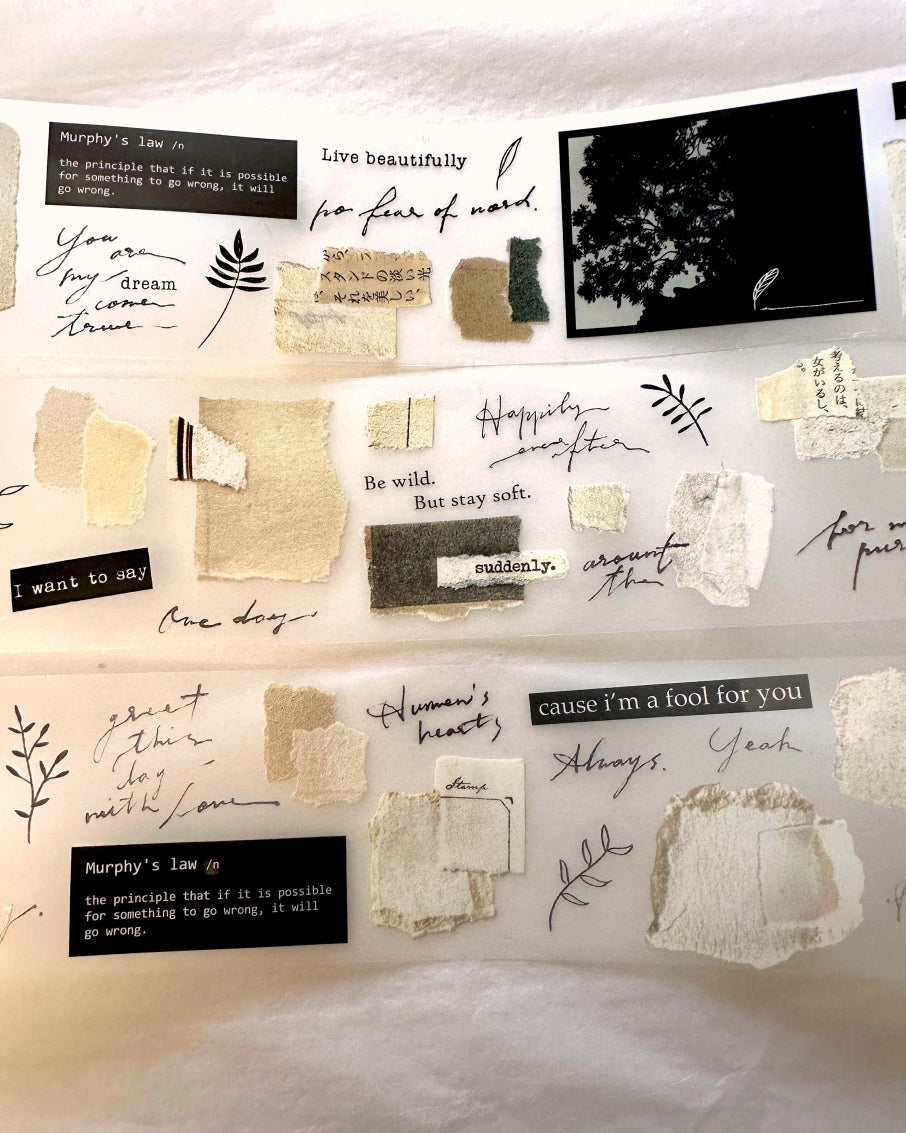 Shiwu Studio - Collage 10 PET tape SAMPLES
