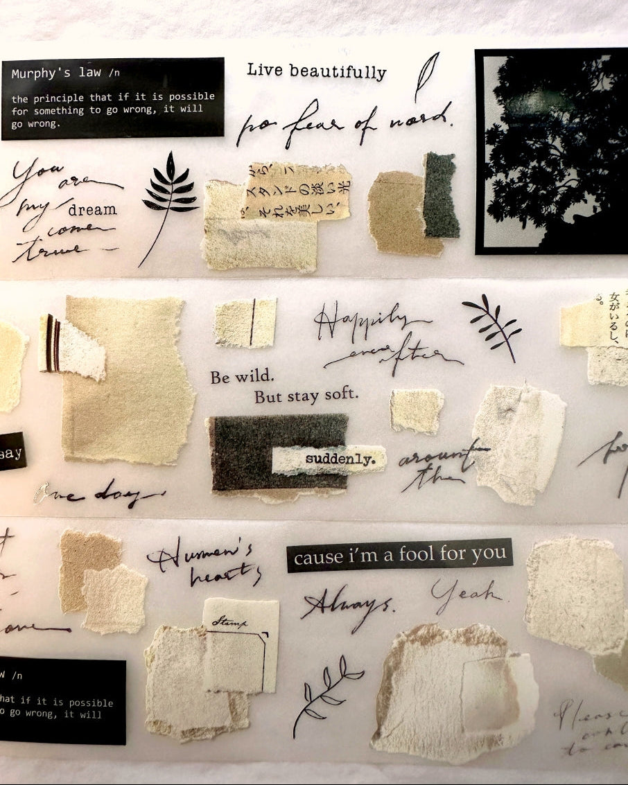 Shiwu Studio - Collage 10 PET tape SAMPLES