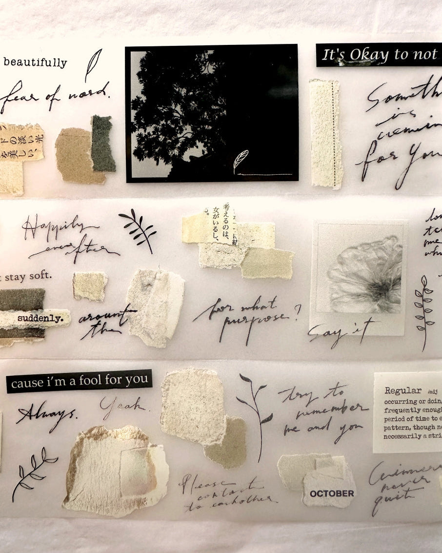 Shiwu Studio - Collage 10 PET tape SAMPLES