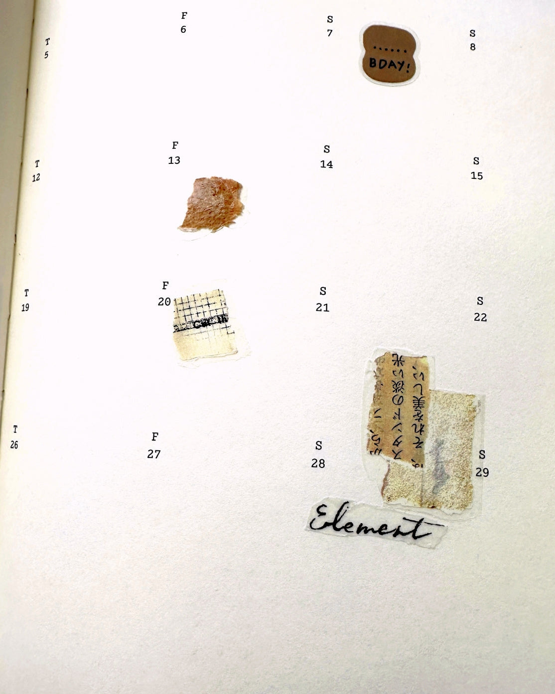 Shiwu Studio - Collage 10 PET tape SAMPLES