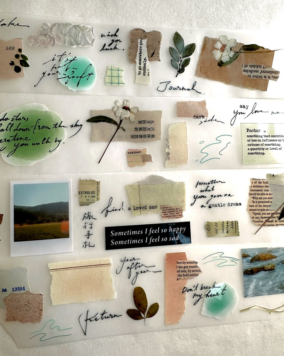 Shiwu Studio - Collage 11 PET tape SAMPLES