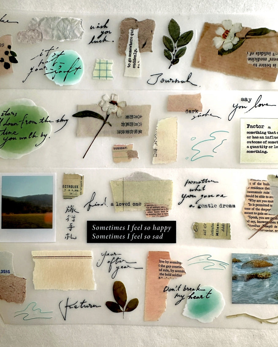 Shiwu Studio - Collage 11 PET tape SAMPLES