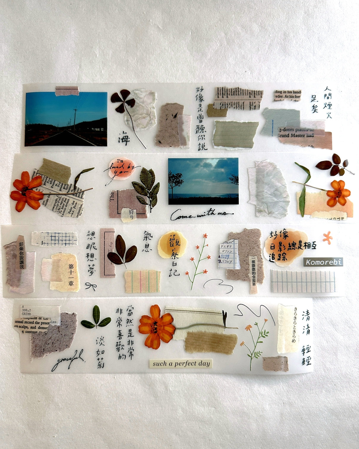 Shiwu Studio - Collage 12 PET tape SAMPLES