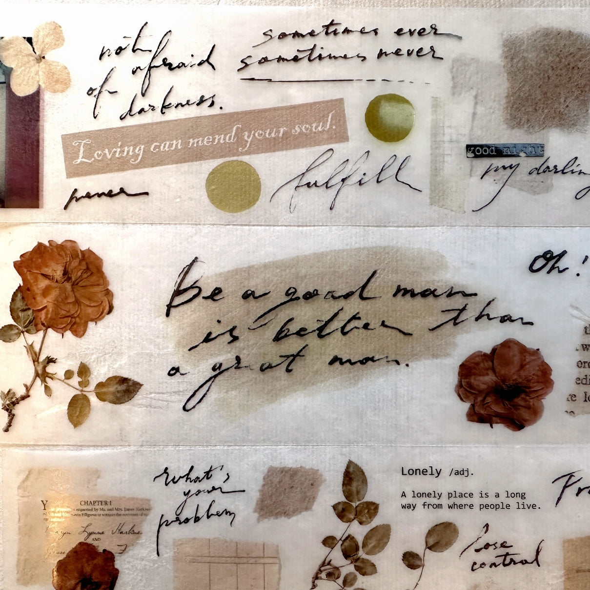 Shiwu Studio - Collage 04 PET tape SAMPLES