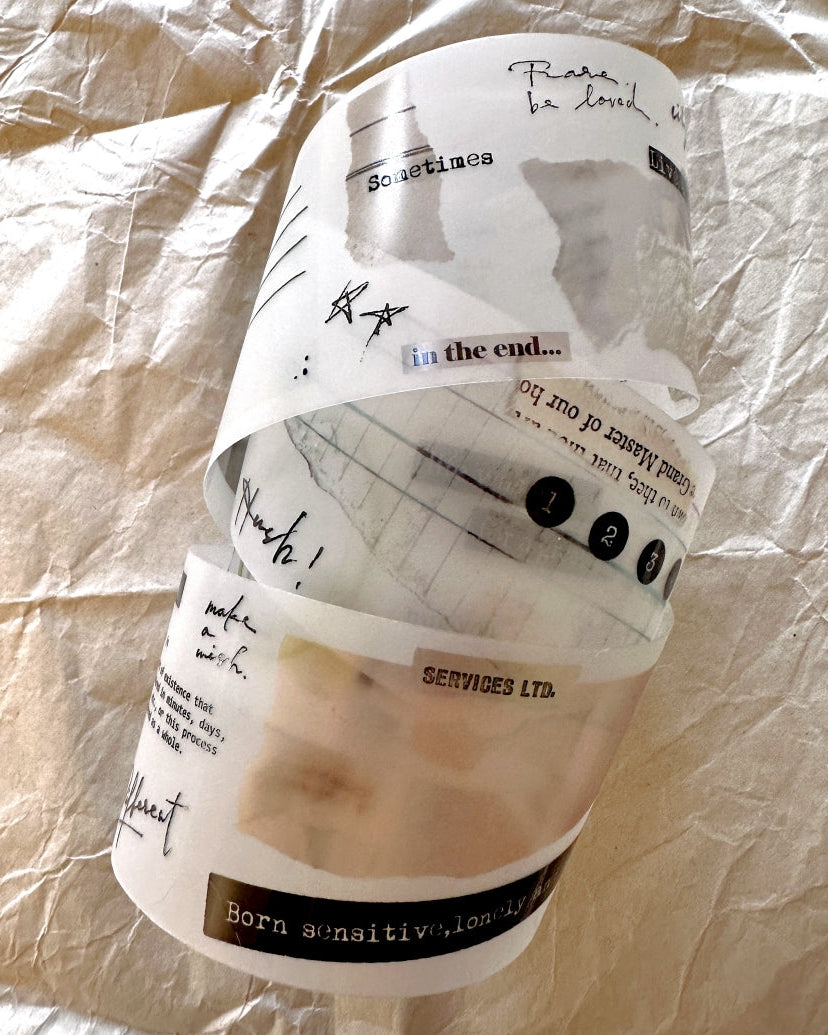 Shiwu Studio - Collage 01 PET tape SAMPLES