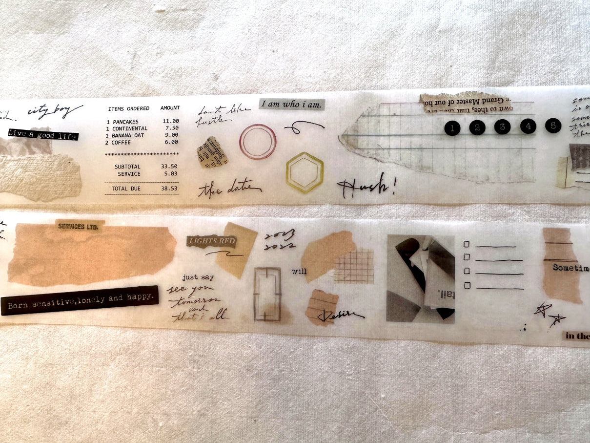 Shiwu Studio - Collage 01 PET tape SAMPLES